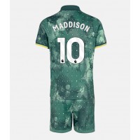 Maglia Calcio Tottenham Hotspur James Maddison #10 Terza Divisa Bambino 2024-25 Manica Corta (+ pantaloncini)